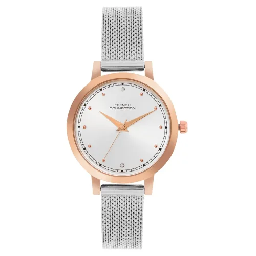 Image of French Connection Silver Dial Women's Watch
