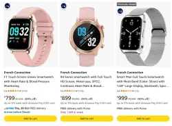 French Connection Smartwatch at minimum 81% Discount