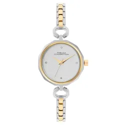 French Connection Soleil Silver Round Dial Womens Analogue Watch - FCN069TM