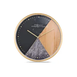 French Connection Tricolour Dotted Wall Clock (12 Inches)