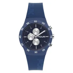 French Connection Unisex Blue Analog Watch