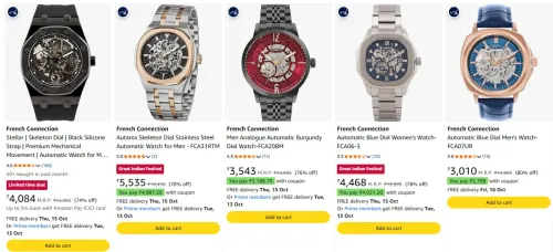 Image of French Connection Watch at minimum 70% Discount