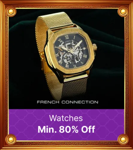 Image of French Connection Watches on Flipkart Big billion days 