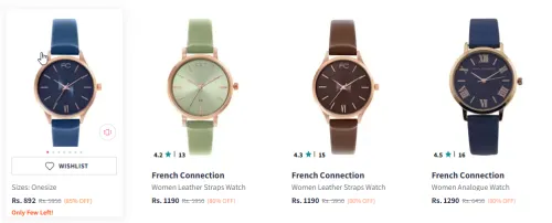 Image of French Connection Women Analogue Watch up to 85% Discount 