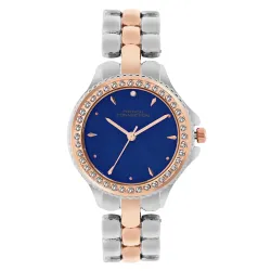 French Connection Women Blue Dial Analogue Watch 