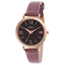 French Connection Womens Analog Watch Brown Strap-FCN00037C