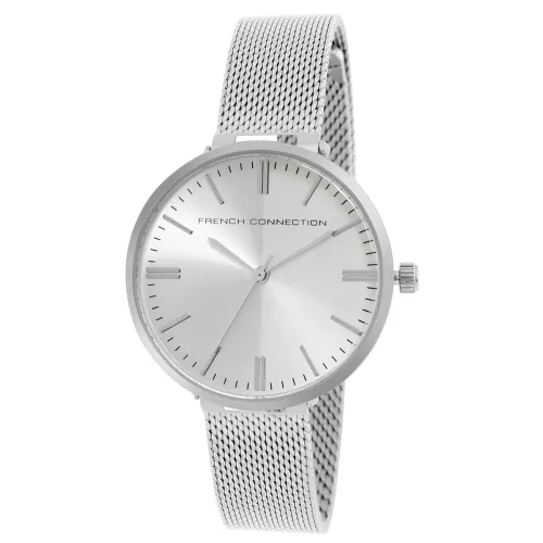Image of French Connection Stainless Steel Analog Silver Dial Women's Watch-Fcs002A