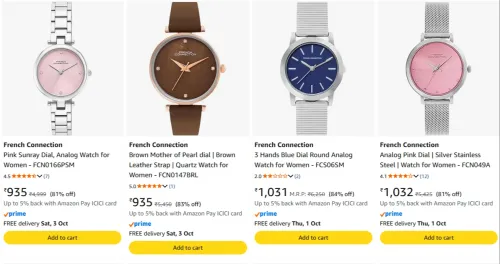 Image of French Connection Women's Watch at minimum 80% Discount