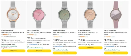 Image of French Connection Women's Watch at minimum 80% Discount