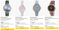 French Connection Womens Watch at minimum 80% Discount