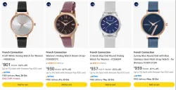 French Connection Womens Watch at minimum 80% Discount