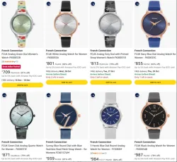 French Connection Womens Wrist Watches up to 85% Discount