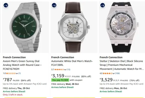Image of French Connection Wrist Watches at up to 84% Discount