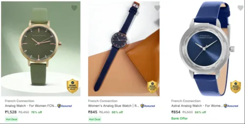 Image of French Connection Wrist Watches Minimum 76% Discount