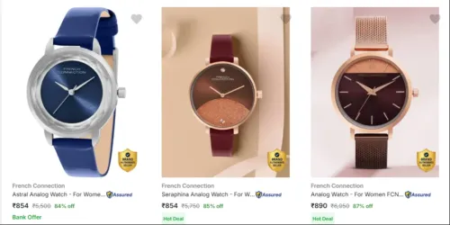 Image of French Connection Wrist Watches Minimum 84% Discount