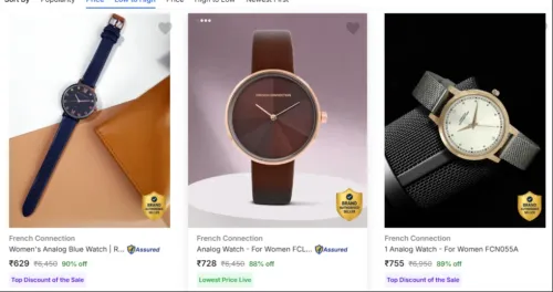 Image of French Connection Wrist Watches Upto 90% off