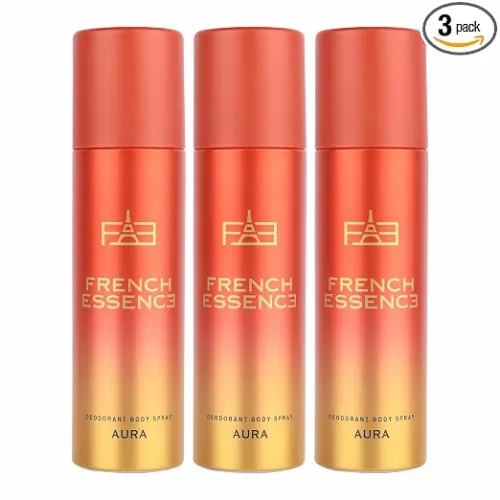 Image of French Essence Aura | Deodorant 150ml Each - Pack of 3