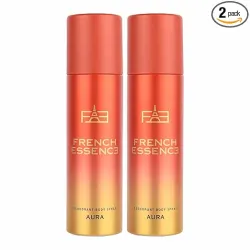 French Essence Aura Deodorant Spray for Women (2*150 ml)