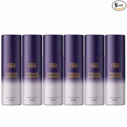 French Essence Noir Deo Spray, 50ml x6, Long Lasting