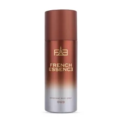 FRENCH ESSENCE Deodorant Spray Perfume Long Lasting Fragrance, Fresh Scent,Deep Impact Freshness OUD 150ml
