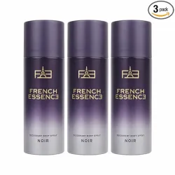 French Essence Noir| Deodorant for Men and Women | Body Spray | Long Lasting Scent 