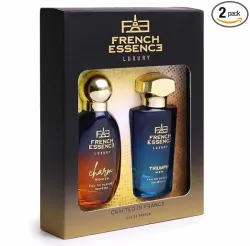 French Essence Perfume Gift Set for Men & Women | Charm 30ml & Triumph 30ml Combo | Long-Lasting Fragrance | Attractive French Scent | Fresh EDP