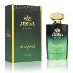 French Essence Recharge Premium Perfume for Men | Long Lasting Luxury Eau de Parfum | Fresh Citrusy & Musk Scent | Ideal Gift Perfume | 60 ml