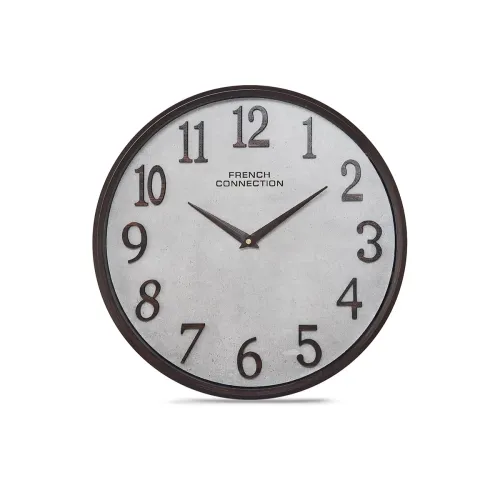 Image of French Connection Luxury Wall Clock with Light Grey Luxury Design