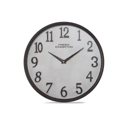 French Connection Luxury Wall Clock with Light Grey Luxury Design