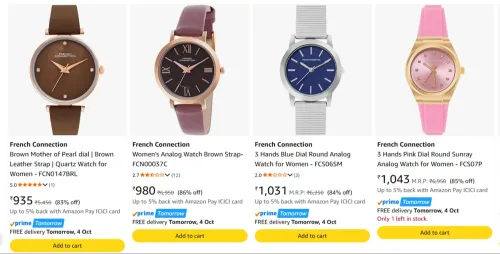 Image of French Connection Women's Watch at minimum 82% Discount
