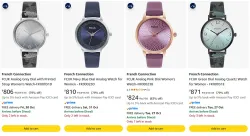 French Connection Womens Wrist Watches at minimum 79% Discount