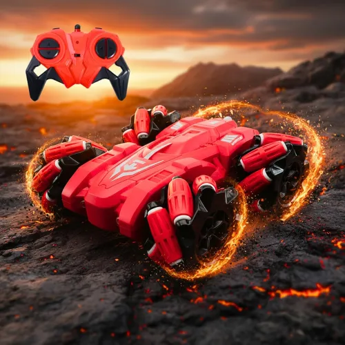 Image of Frendo Remote Control Drift Stunt Car 4WD | 360° Rotating | Dual Sided Climbing