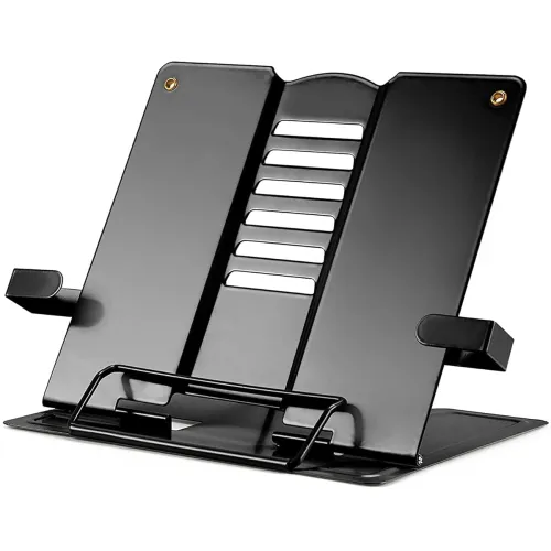 Image of FRENYEAR Metal Book Stand Holder Adjustable