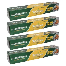 Freshee 9 Plus 2m Aluminium Foil Roll (Pack of 4)