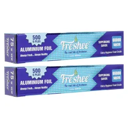 Freshee Aluminium Foil Roll (22m, Pack of 2)