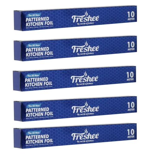 Image of Freshee Aluminium Foil Rolls – Pack of 5 (10 m Each)