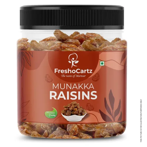 Image of FreshoCartz King Size Munakka Raisins with Seeds 500g