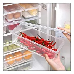 Fridge Organizer with Removable Drain Plate, Po6