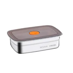 Fridge Storage Box 316 Stainless Steel Food Storage Containers |