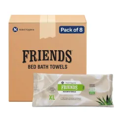 Friends Bed Bath Towels (80 count * pack of 8)