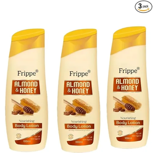 Image of Frippe Almond & Honey Nourishing Body Lotion(100ml,Pack of 3)
