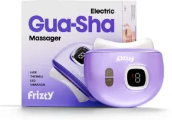 Frizty Y01 Electric Gua-Sha Massager with 9 Modes & Red Light Therapy - Lavender