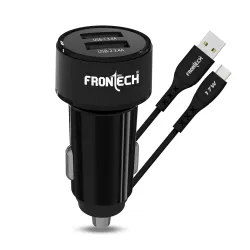 FRONTECH 17W Dual USB Car Charger