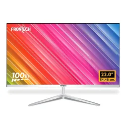 FRONTECH 22 Inch (54.48 cm) with 1920x1080 Pixels LED Monitor | Refresh Rate 100 Hz | Slim | Stylish Design & Wall Mount