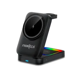 Frontech 3-in-1 Magnetic Wireless Charger with Night Light