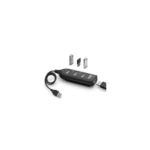 Image of Frontech 4 Port USB Hub, USB 2.0 Splitter Hub 
