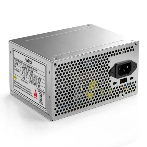 Image of Frontech ATX P4 Computer SMPS Power Supply | 450W | 80mm Smart Silent Cooling Fan | 8(6+2) PIN PCI-E | Built-in Dual Pow