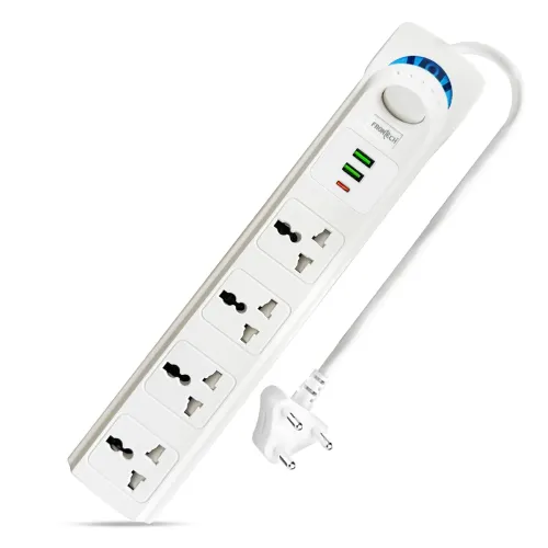 Image of Frontech 4-Way Power Extension Socket, 2000W Heavy-Duty Power Strip