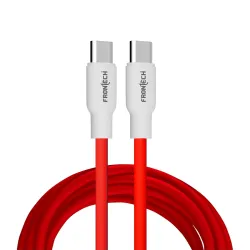 FRONTECH 65W USB-C Fast Charging & Data Cable – 1M, Bend Resistant