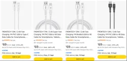 Frontech Charging Cable Starting at @ ₹69